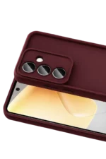 Uray store Samsung Galaxy A57 5G Viera Silikon - Bordo - Görsel 2