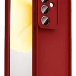 Uray store Samsung Galaxy A57 5G Viera Silikon - Kırmızı