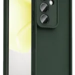 Uray store Samsung Galaxy A57 5G Viera Silikon - Koyu Yeşil