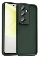 Uray store Samsung Galaxy A57 5G Viera Silikon - Koyu Yeşil
