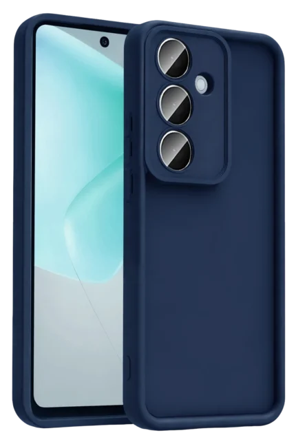 Uray store Samsung Galaxy A57 5G Viera Silikon - Lacivert
