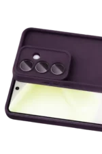 Uray store Samsung Galaxy A57 5G Viera Silikon - Mürdüm - Görsel 2