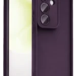Uray store Samsung Galaxy A57 5G Viera Silikon - Mürdüm