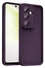 Uray store Samsung Galaxy A57 5G Viera Silikon - Mürdüm