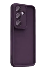 Uray store Samsung Galaxy A57 5G Viera Silikon - Mürdüm - Görsel 3