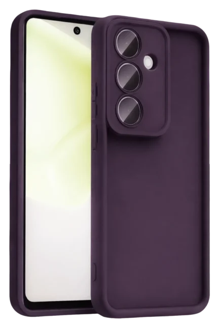 Uray store Samsung Galaxy A57 5G Viera Silikon - Mürdüm