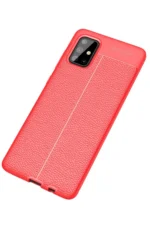 Uray store Samsung Galaxy A71 Kılıf Auto Focus Kapak - Kırmızı - Görsel 2