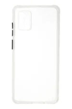 Uray store Samsung Galaxy A71 Kılıf Miami Şeffaf Silikon - Şeffaf