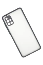 Uray store Samsung Galaxy A71 Kılıf Montreal Silikon Kapak - Gri - Görsel 2
