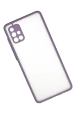 Uray store Samsung Galaxy A71 Kılıf Montreal Silikon Kapak - Mor - Görsel 2