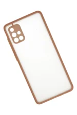 Uray store Samsung Galaxy A71 Kılıf Montreal Silikon Kapak - Pembe - Görsel 2