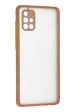Uray store Samsung Galaxy A71 Kılıf Montreal Silikon Kapak - Pembe - Görsel 3