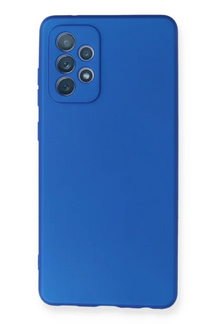 Uray store Samsung Galaxy A72 Kılıf First Silikon - Mavi