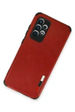 Uray store Samsung Galaxy A72 Kılıf Loop Deri Silikon - Kırmızı - Görsel 2