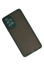 Uray store Samsung Galaxy A72 Kılıf Montreal Silikon Kapak - Koyu Yeşil - Görsel 3