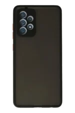 Uray store Samsung Galaxy A72 Kılıf Montreal Silikon Kapak - Siyah