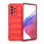 Uray store Samsung Galaxy A73 5G Kılıf Optimum Silikon - Kırmızı