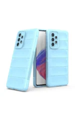 Uray store Samsung Galaxy A73 5G Kılıf Optimum Silikon - Sky Blue - Görsel 2