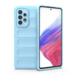 Uray store Samsung Galaxy A73 5G Kılıf Optimum Silikon - Sky Blue