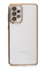 Uray store Samsung Galaxy A73 5G Kılıf Razer Lensli Silikon - Gold - Görsel 2