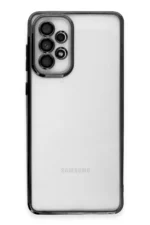 Uray store Samsung Galaxy A73 5G Kılıf Razer Lensli Silikon - Siyah - Görsel 2
