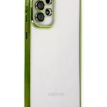 Uray store Samsung Galaxy A73 5G Kılıf Razer Lensli Silikon - Yeşil