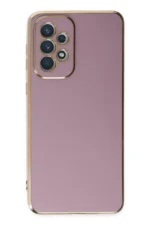 Uray store Samsung Galaxy A73 5G Kılıf Volet Silikon - Mor