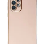 Uray store Samsung Galaxy A73 5G Kılıf Volet Silikon - Pembe