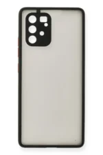 Uray store Samsung Galaxy A91 / S10 Lite Kılıf Montreal Silikon Kapak - Siyah - Görsel 2
