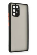 Uray store Samsung Galaxy A91 / S10 Lite Kılıf Montreal Silikon Kapak - Siyah