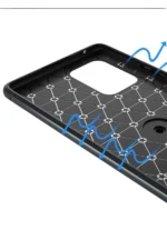 Uray store Samsung Galaxy A91 / S10 Lite Kılıf Range Yüzüklü Silikon - Siyah-Kırmızı - Görsel 6