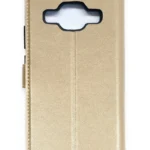 Uray store Samsung Galaxy J5 Trend S Plus Kapaklı Kılıf - Gold