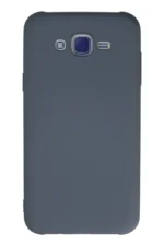Uray store Samsung Galaxy J7 Kılıf Nano içi Kadife Silikon - Gri