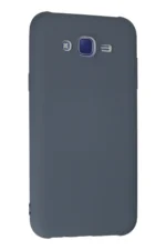 Uray store Samsung Galaxy J7 Kılıf Nano içi Kadife Silikon - Gri - Görsel 3