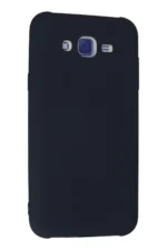 Uray store Samsung Galaxy J7 Kılıf Nano içi Kadife Silikon - Lacivert - Görsel 3