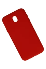 Uray store Samsung Galaxy J7 Pro / J730 Kılıf Nano içi Kadife Silikon - Kırmızı - Görsel 2