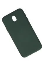 Uray store Samsung Galaxy J7 Pro / J730 Kılıf Nano içi Kadife Silikon - Koyu Yeşil - Görsel 2