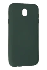 Uray store Samsung Galaxy J7 Pro / J730 Kılıf Nano içi Kadife Silikon - Koyu Yeşil - Görsel 3