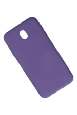 Uray store Samsung Galaxy J7 Pro / J730 Kılıf Nano içi Kadife Silikon - Mor - Görsel 2