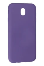 Uray store Samsung Galaxy J7 Pro / J730 Kılıf Nano içi Kadife Silikon - Mor - Görsel 3
