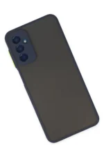 Uray store Samsung Galaxy M13 Kılıf Montreal Silikon Kapak - Lacivert - Görsel 2