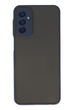 Uray store Samsung Galaxy M13 Kılıf Montreal Silikon Kapak - Lacivert