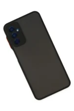Uray store Samsung Galaxy M13 Kılıf Montreal Silikon Kapak - Siyah - Görsel 2