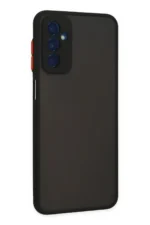 Uray store Samsung Galaxy M13 Kılıf Montreal Silikon Kapak - Siyah - Görsel 3