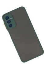 Uray store Samsung Galaxy M13 Kılıf Montreal Silikon Kapak - Yeşil - Görsel 2
