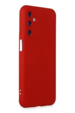 Uray store Samsung Galaxy M14 5G Kılıf Nano içi Kadife Silikon - Kırmızı - Görsel 2