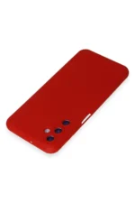 Uray store Samsung Galaxy M14 5G Kılıf Nano içi Kadife Silikon - Kırmızı - Görsel 3