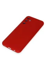 Uray store Samsung Galaxy M14 5G Kılıf Nano içi Kadife Silikon - Kırmızı - Görsel 4