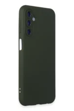 Uray store Samsung Galaxy M14 5G Kılıf Nano içi Kadife Silikon - Koyu Yeşil - Görsel 2