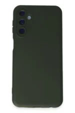 Uray store Samsung Galaxy M14 5G Kılıf Nano içi Kadife Silikon - Koyu Yeşil